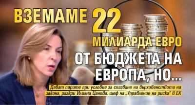 Вземаме 22 милиарда евро от бюджета на Европа, но...