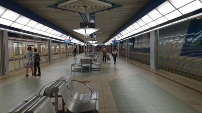 Край на метрото между "Сливница" и "Обеля"