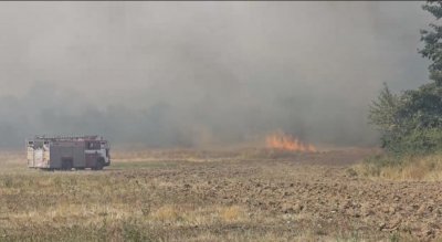 Огънят край Сунгурларе отново се разрасна