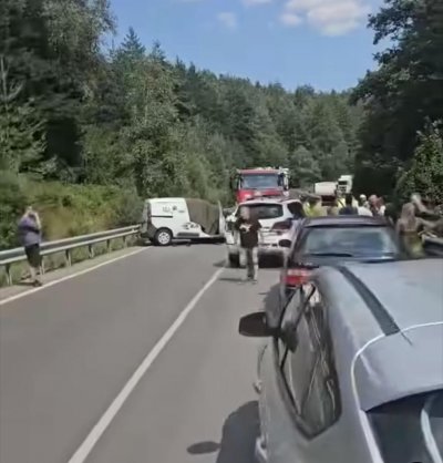 Катастрофа с жертва затвори пътя между Симитли и Разлог (СНИМКИ + ВИДЕО
