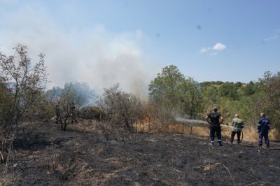 Обявиха частично бедствено положение в Хасково заради пожара край село Момино