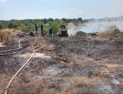 Пожар избухна и в Димитровград