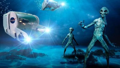 ТЕ СА ТУК: Заснеха извънземни да излизат от океана (ВИДЕО)