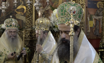 Патриархът се поклони пред мощите на свети Йоан Рилски в Рилския манастир