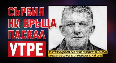 Сърбия ни връща Паскал утре