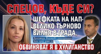 Спецов, къде си? Шефката на НАП-Велико Търново вилня в града, обвиняват я в хулиганство