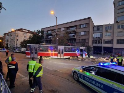 Столичен електротранспорт потвърди: Инцидентът с трамвая се дължи на външна намеса