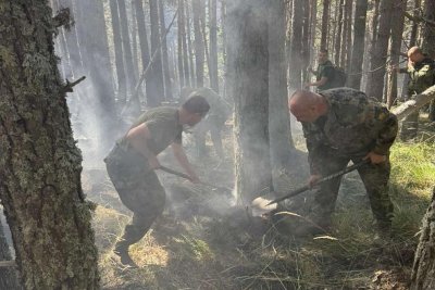 Трети ден се борят с огнената стихия в Рила