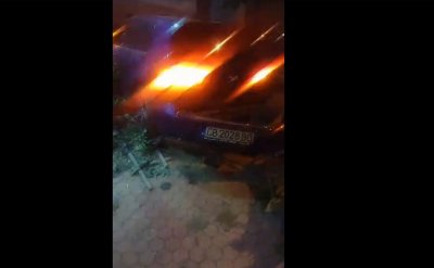 С 1.44 промила и над 100 км/ч: Шофьор прелетя през градинка и се заби в блок в София (ВИДЕО)