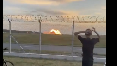 Изтребител F-16 се разби в Полша по време на авиошоу (ВИДЕО)