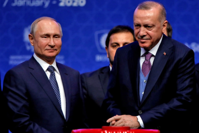 Путин и Ердоган ще обсъдят кризата Украйна на среща в Китай