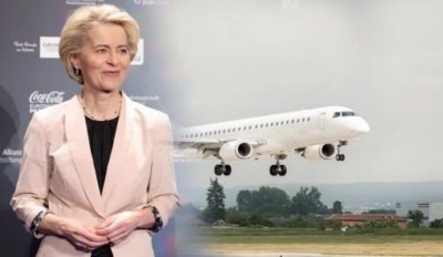 Властите уведомили ЕК за инцидента със самолета на Фон дер Лайен