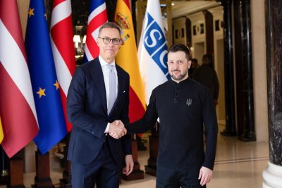 Финландският президент е в Киев на среща със Зеленски