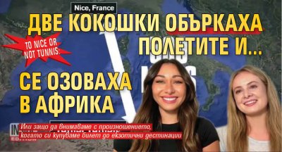 To Nice or Not Tunnis: Две кокошки объркаха полетите и... се озоваха в Африка