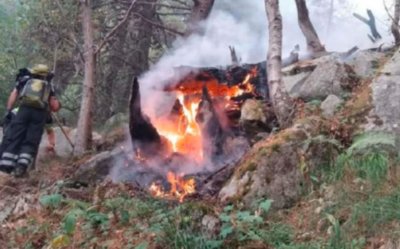 Пожарът в Рила поглъща нови стотици декари