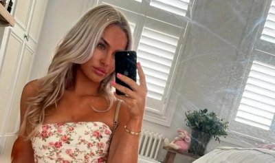 Доналд Тръмп се усуква около секси голфърка