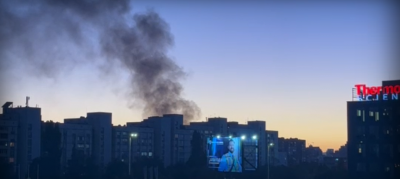 Пожар в района на УМБАЛ „Света Анна“ в София