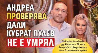 Андреа проверява дали Кубрат Пулев не е умрял