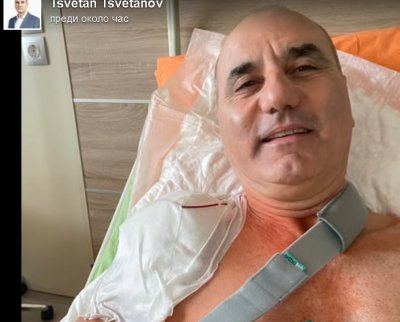 Цветан Цветанов претърпя операция на дясното рамо 