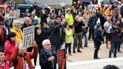 Варна пак протестира в защита на Благомир Коцев
