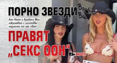 Порно звезди правят "Секс ООН" (ВИДЕО)