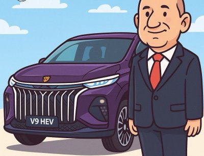 Китайски коли си пуснаха реклама-бъзик с Румен Радев