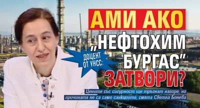 Доцент от УНСС: Ами ако „Нефтохим Бургас” затвори?