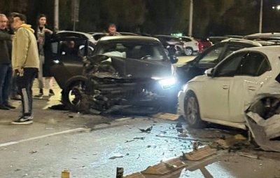 Шофьорът, помел 6 коли в София, карал с 1,52 промила алкохол