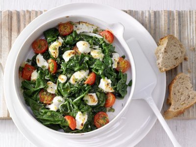 Листно цвекло с доматчета и сирене