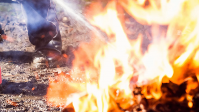 Пожар вилня в детска градина в Кърджали, по чудо няма пострадали