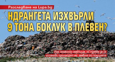 Разследване на Lupa.bg: Ндрангета изхвърли 9 тона боклук в Плевен?