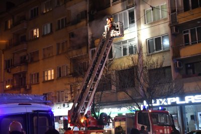 Кооперация се запали в центъра на София