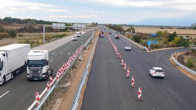 Внимание: Ремонти затварят ленти на магистралите „Тракия“ и „Струма“