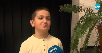 Вдъхновение: 11-годишно момче издаде първа книга - "Истории за смели мечти"