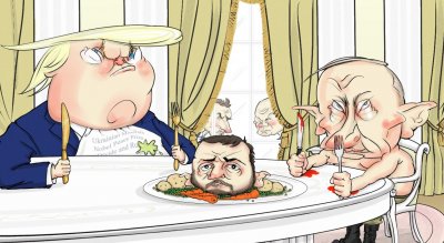 Майната й на Украйна, Америка не заслужава лигавия червей Тръмп