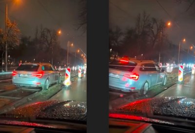 Култово: Шофьор мина по недовършените трамвайни линии на бул. "Янко Сакъзов" (ВИДЕО)