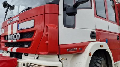 Двама младежи са задържани заради палеж на камион