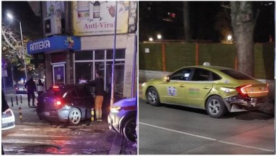 Младеж влетя с автомобила си в аптека в Пловдив