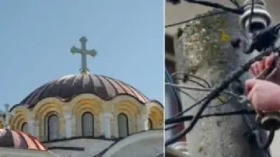 Църква в Перник краде ток