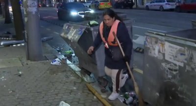 СЛЕДИТЕ ОСТАВАТ: София осъмна след погрома (СНИМКИ)