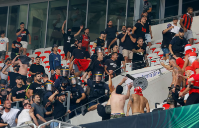 Като на Балканите: Ултраси на Ница млатиха футболисти на тима