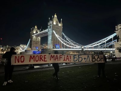 С акция пред Тауър Бридж: Българи в Лондон подкрепят протеста срещу бюджета