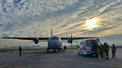 Дежурен екипаж на самолет C 27J Спартан от състава на