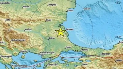 За слабо земетресение в района на Малко Търново съобщи Европейско