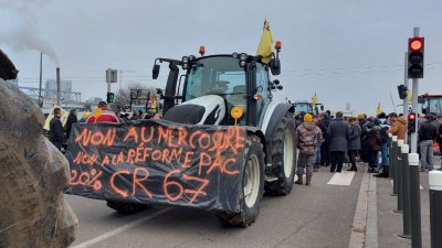 От цяла Европа: 10 000 фермери блокират Брюксел