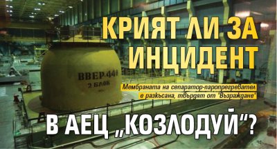 Крие ли АЕЦ Козлодуй за инцидент в централата Този въпрос