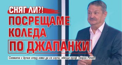 Вместо снежни покривки скърцащи стъпки и бяла Коледа тази година