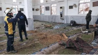 Eксплозия в джамия в Сирия уби петима