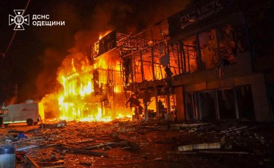 Силен взрив отекна в Одеса след руска ракетна атака