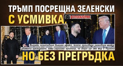 Тръмп посрещна Зеленски с усмивка, но без прегръдка (ФОТОГАЛЕРИЯ)